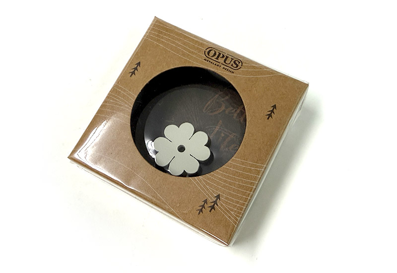 OPUS 歐式鐵藝金屬香插 -幸運草(白)
